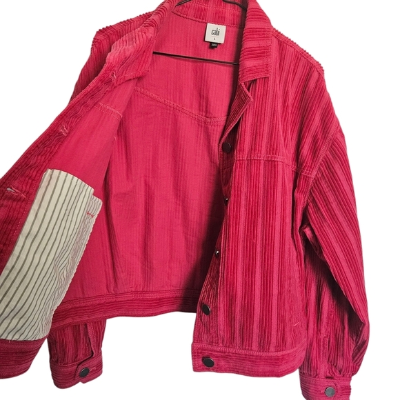 Cabi Pink Cheeky Topper Corduroy Jacket Size L - Picture 5 of 10